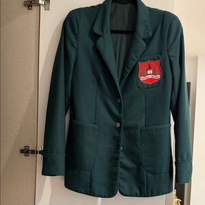 Branksome Hall Green Blazer with Crest